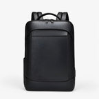 Leather Laptop Backpack with USB Charging Port – Travel & Work Bag
