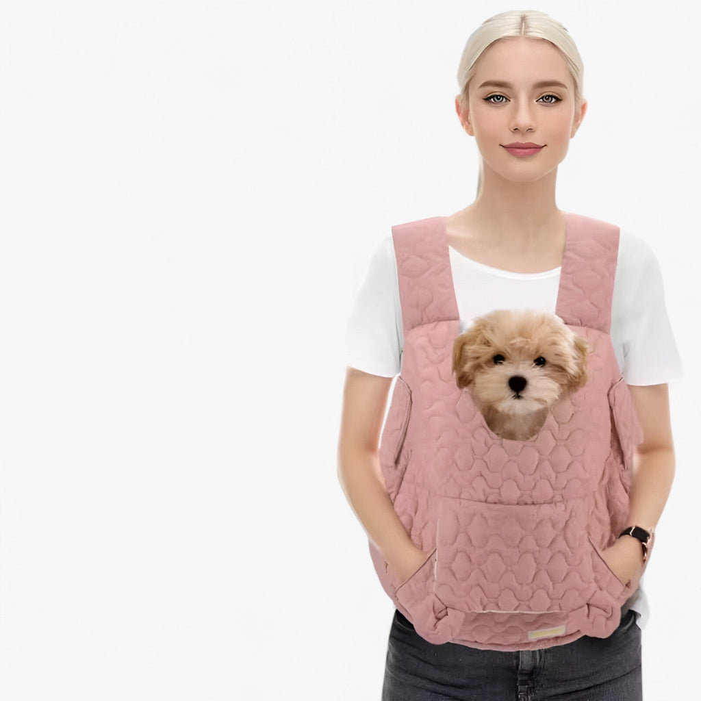 Extra Spacious Pet Carrying Bag – Waterproof & Windproof Travel Sling for Cats and Dogs