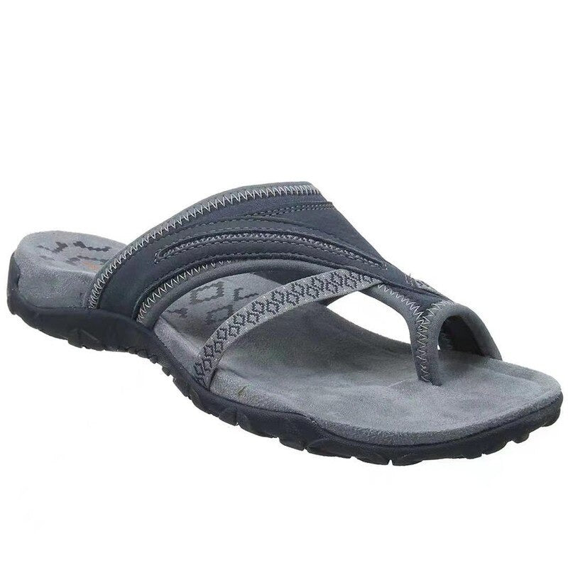 Women’s Orthopedic Sandals Comfortable Supportive Footwear For All-Day Relief-Slippers-Unique Casa-Gray-35-36-Unique Casa