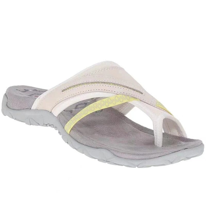 Women’s Orthopedic Sandals Comfortable Supportive Footwear For All-Day Relief-Slippers-Unique Casa-Cream-35-36-Unique Casa