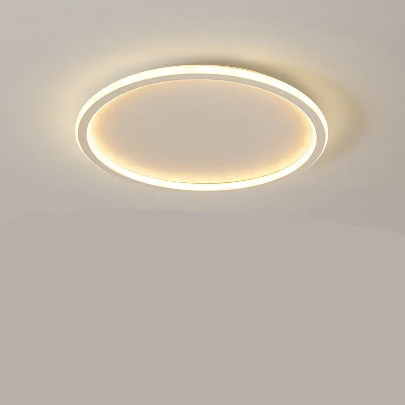Scandinavian Round Ceiling Light Fixture – Modern LED Flush Mount for Home 15