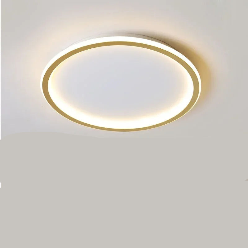 Scandinavian Round Ceiling Light Fixture – Modern LED Flush Mount for Home 17