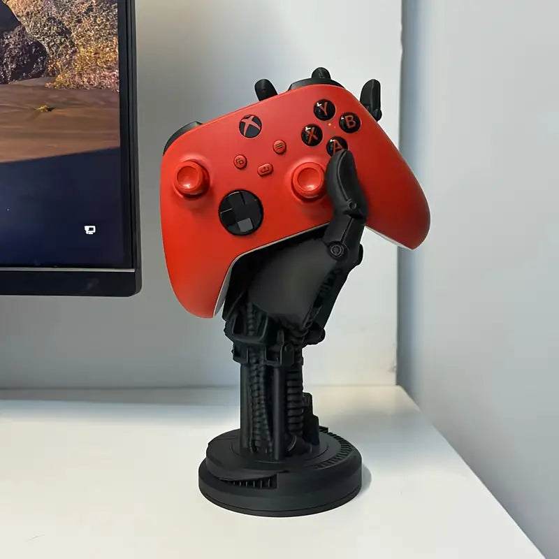 Sci-Fi Controller Stand – Durable Holder for Game Controllers & Accessories