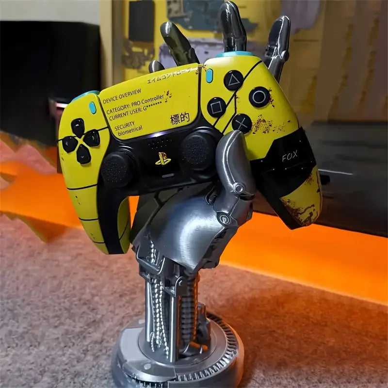 Sci-Fi Controller Stand – Durable Holder for Game Controllers & Accessories