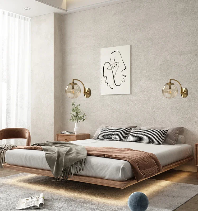 Colourful Glass Modern Wall Lamp – Nordic Elegance with Vibrant Hues-Wall Light Fixtures-Unique Casa-Unique Casa