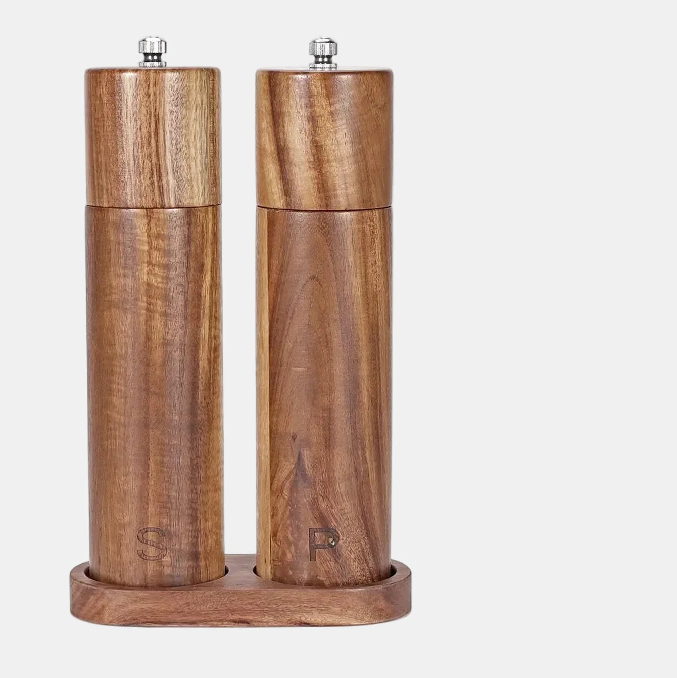 Sophisticated Wooden Grinder Set for Kitchen and Dining Table