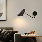 Modern Swing Arm LED Wall Lamp – Adjustable Touch Control Bedside Light