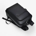 Leather Laptop Backpack with USB Charging Port – Travel & Work Bag