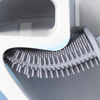 Silicone Toilet Brush - Non-Stick & Quick-Drying Design for Easy Cleaning