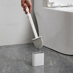 Silicone Toilet Brush - Non-Stick & Quick-Drying Design for Easy Cleaning