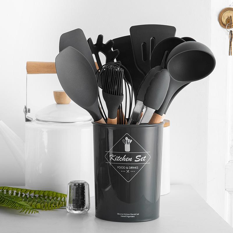 Silicone Cooking Utensils Set – Heat-Resistant Kitchen Tools for Chefs 3