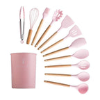 Silicone Cooking Utensils Set – Heat-Resistant Kitchen Tools for Chefs 4