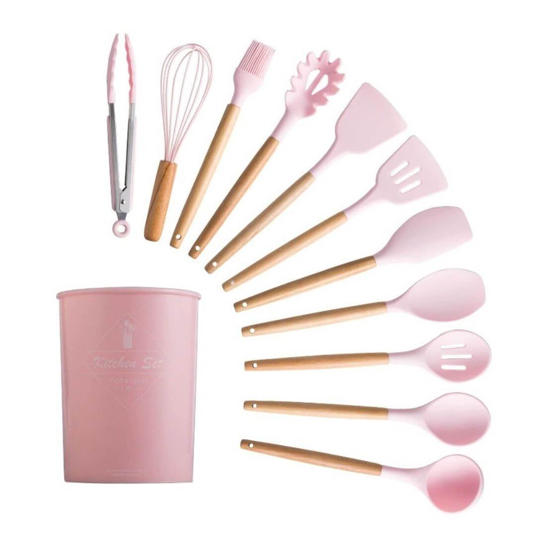 Silicone Cooking Utensils Set – Heat-Resistant Kitchen Tools for Chefs 4