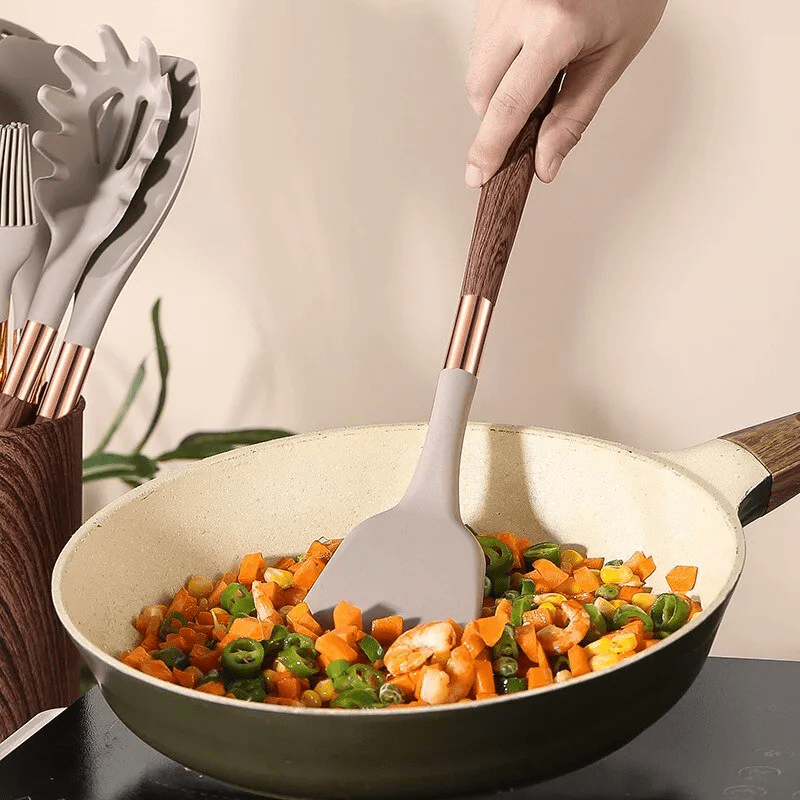 Silicone Kitchen Tool Set – 10 Essential Kitchen Utensils for Modern Cooking 2
