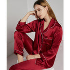 Silk Pajama Set for Women - Luxurious, Soft Sleepwear for Comfort & Style