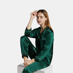 Silk Pajama Set for Women - Luxurious, Soft Sleepwear for Comfort & Style