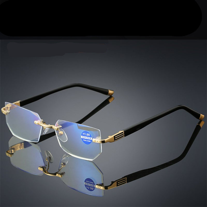 Smart Reading Glasses - Multifocal Lenses with Blue Light Protection, Titan TR90 Frame