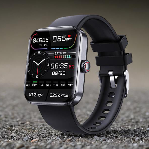 Smart Watch - Touchscreen with Bluetooth Connectivity for Daily Health Tracking