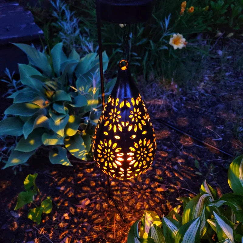 Solar Garden Lights – Automatic LED Hanging String Lights for Outdoor Use 5