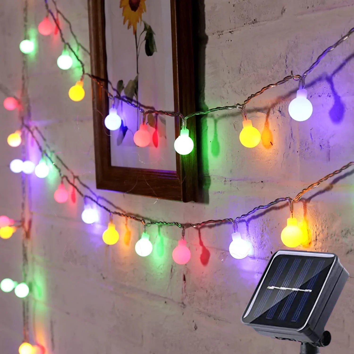 Solar Garden Lights – Colorful LED Fairy Lights for Outdoor Decor 4