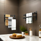 Space-Saving Wall Towel Dryer - Minimalist Style for Home or Spa Bathrooms