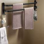 Space-Saving Wall Towel Dryer - Minimalist Style for Home or Spa Bathrooms