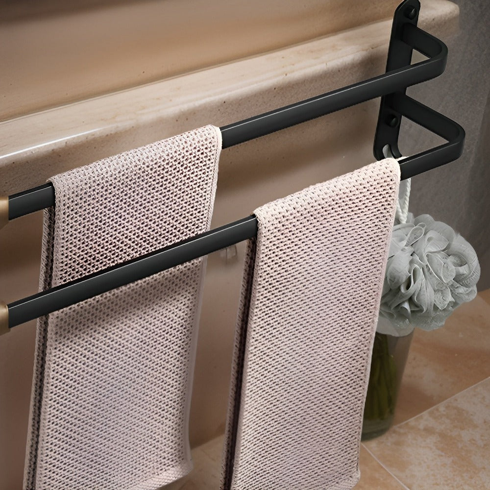 Space-Saving Wall Towel Dryer - Minimalist Style for Home or Spa Bathrooms