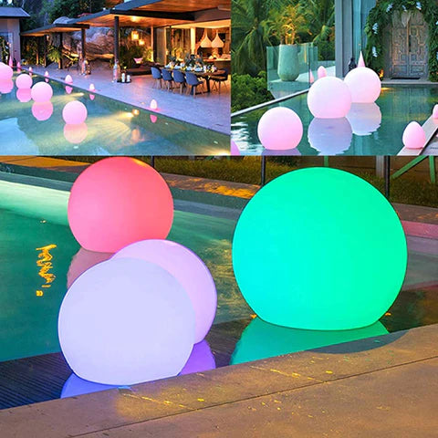 Spherical Outdoor Garden Lights with Remote – 16 Color LED Lanterns 5