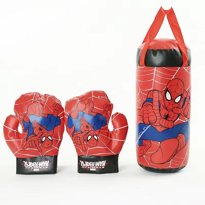 Spider-Man Punching Bag Set - Durable Boxing Gloves for Energetic Kids’ Play-Sports & Well-being-Unique Casa-Unique Casa