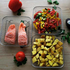 Stackable Frying Baskets Space-Saving Durable Kitchen Accessories For Crispy Cooking-Kitchen Accessories-Unique Casa-Unique Casa