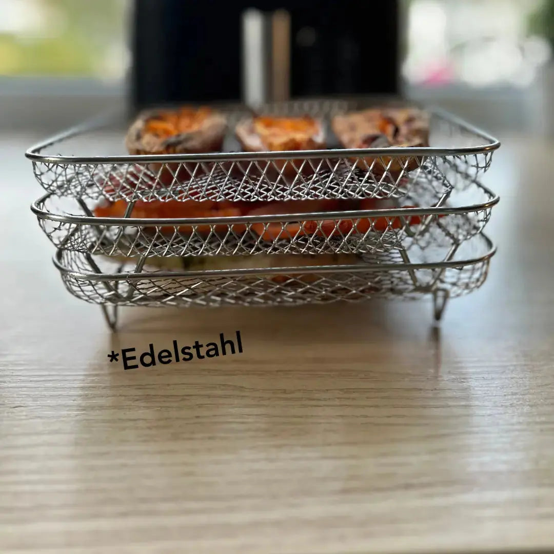 Stackable Frying Baskets Space-Saving Durable Kitchen Accessories For Crispy Cooking-Kitchen Accessories-Unique Casa-Unique Casa
