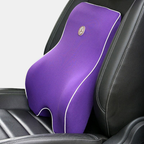 Ergonomic Lumbar Support Cushion Pillow For Comfortable Back Relief And Posture Support-Back & Lumbar Support Cushions-Unique Casa-Purple-Unique Casa