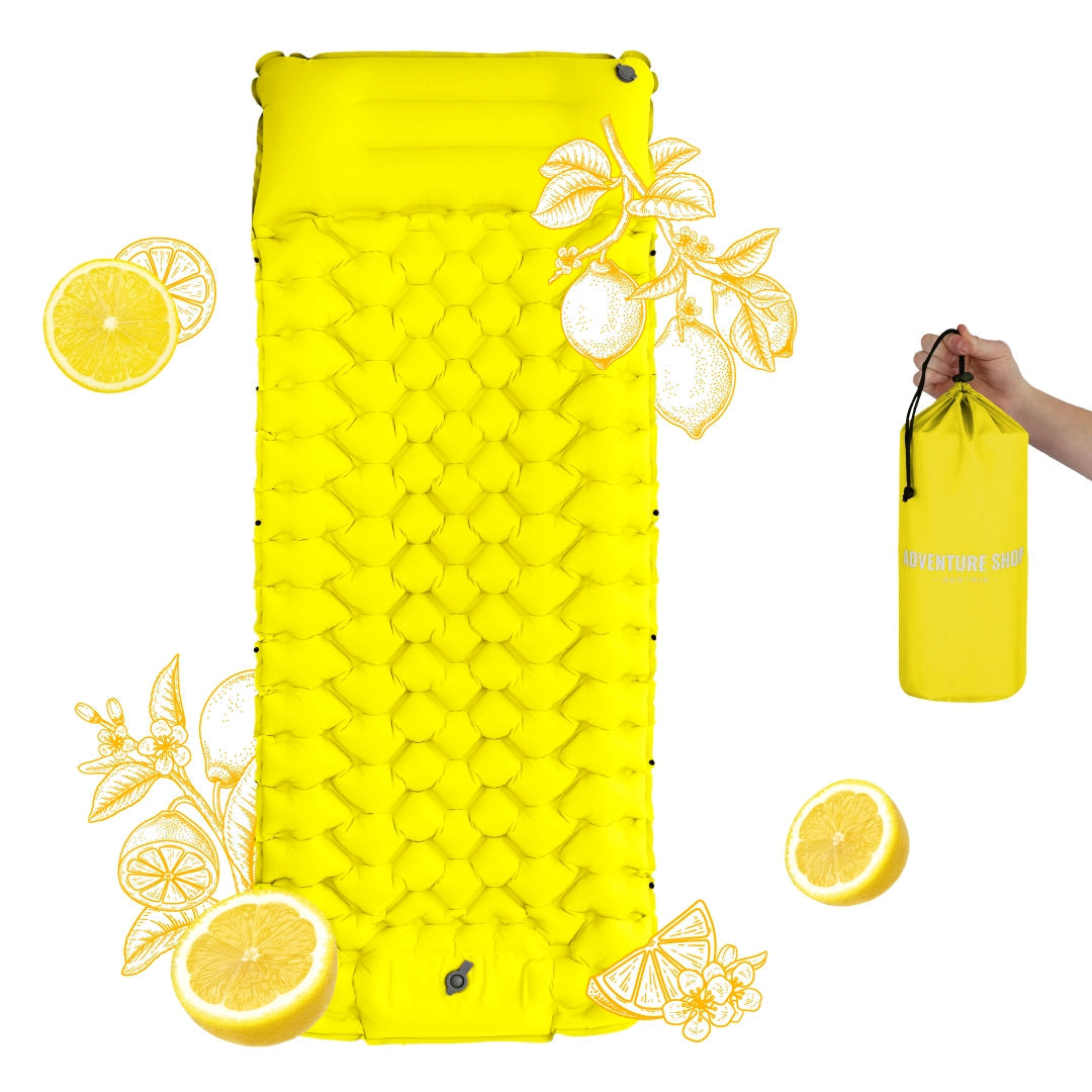 Portable Sleeping Mat – Ultra-light & Comfortable Pad For Outdoor Adventures-Outdoor Gear-Unique Casa-Neon Yello-Unique Casa