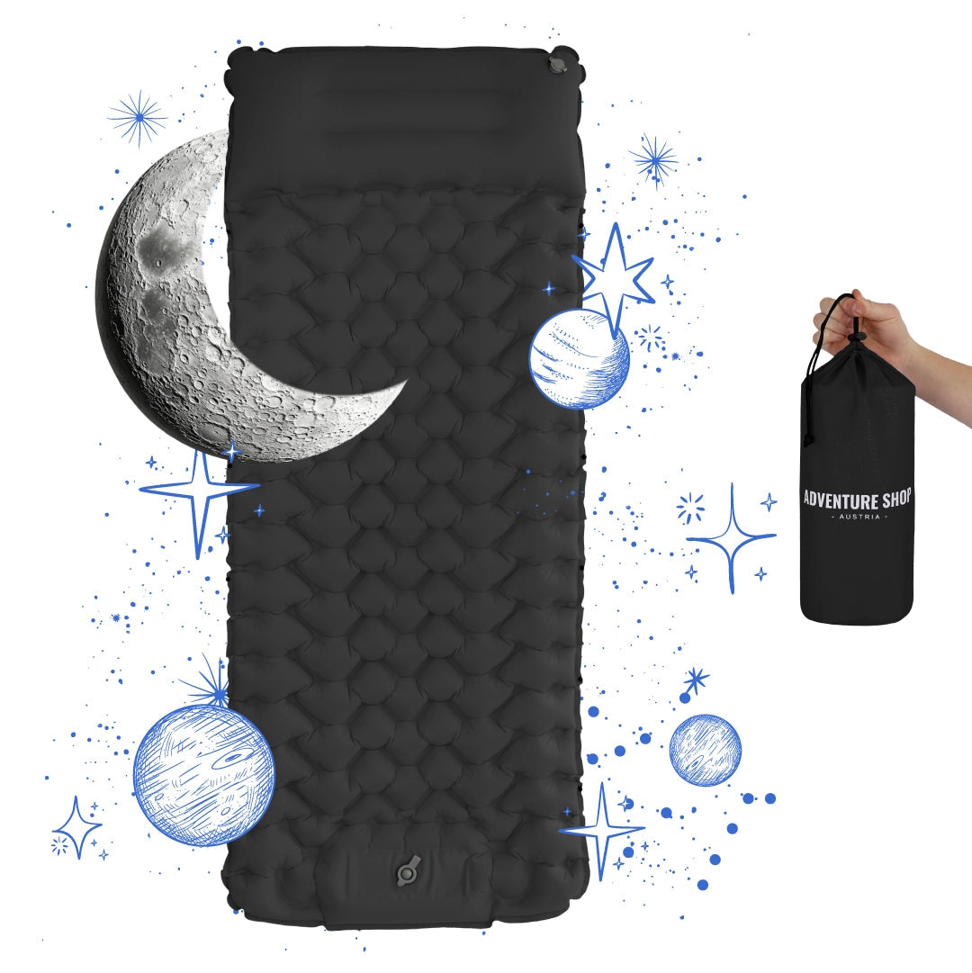 Portable Sleeping Mat – Ultra-light & Comfortable Pad For Outdoor Adventures-Outdoor Gear-Unique Casa-Black-Unique Casa