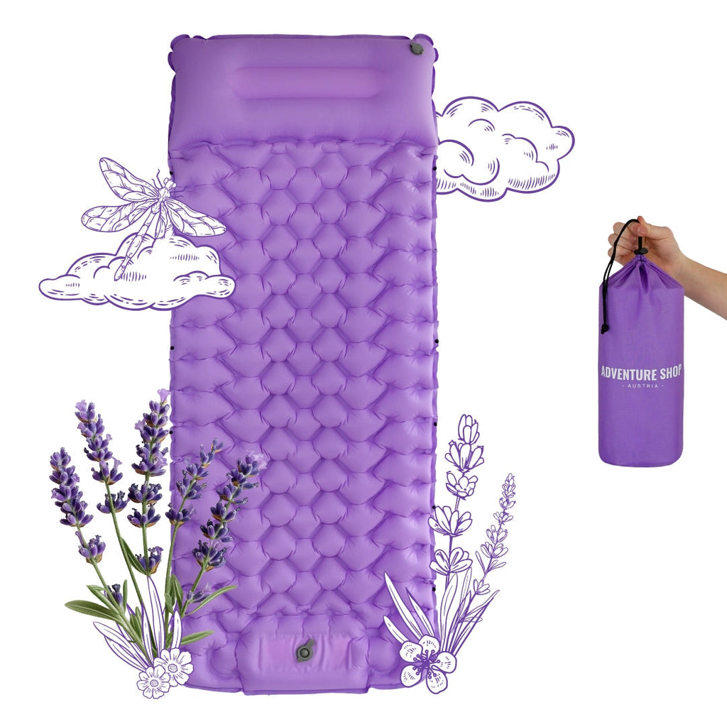 Portable Sleeping Mat – Ultra-light & Comfortable Pad For Outdoor Adventures-Outdoor Gear-Unique Casa-Violet-Unique Casa