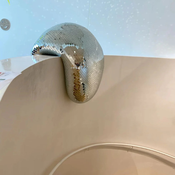Disco Drip – Melting Disco Ball Decor with Retro 70s Party Vibes-Mirror-Unique Casa-Unique Casa