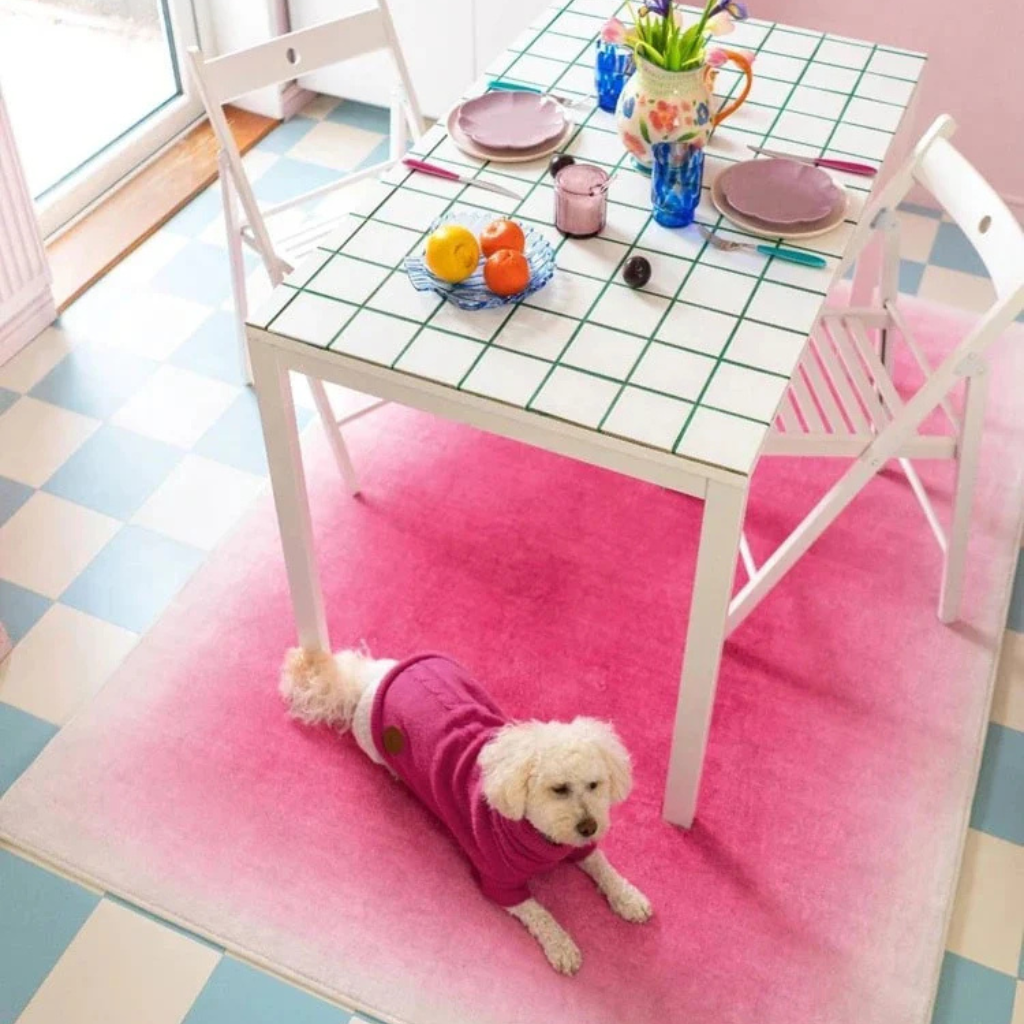 Gradient Pink Carpet – Soft Minimalist Pastel Rug for Bedroom & Living Room Decor-Rug-Unique Casa-Unique Casa