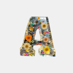 Resin Flower Table Lamp Letters – Decorative Illuminated Accents for Personalized Home Style-Unique Casa-Unique Casa