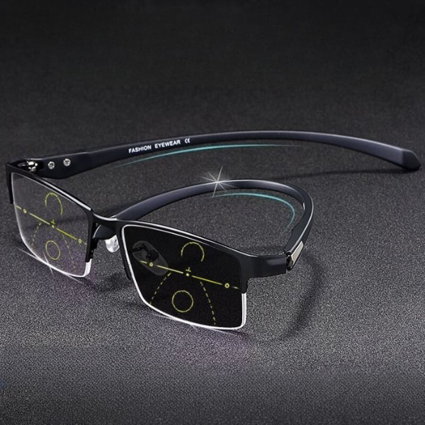 Titanium Progressive Reading Glasses – Intelligent Photosensitive Protection-Eye Glasses-Unique Casa-Unique Casa