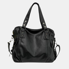 Soft Leather Bag – Elegant and Durable Handbag for Everyday Style and Comfort-Shoulder Bags-Unique Casa-Black-Unique Casa