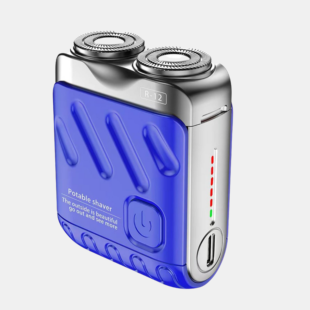 Mini Electric Shaver – Compact & Powerful Grooming for Daily Convenience-Electric Shaver-Unique Casa-Blue-Unique Casa