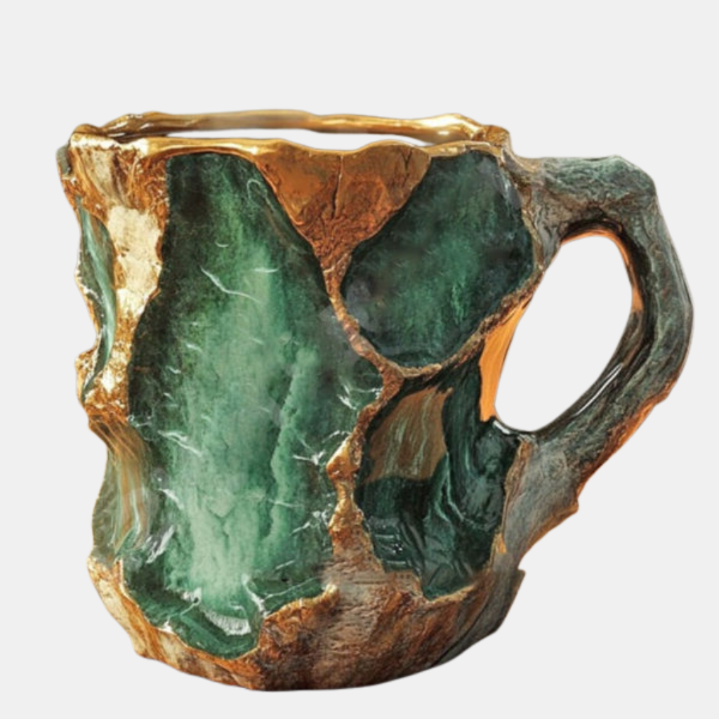 Crystal Coffee Mugs – Elegant and Durable Glassware for a Luxurious Coffee Experience-Kitchen Accessories-Unique Casa-Green Ore-300 ml-Unique Casa