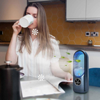 Bladeless USB Fan – Quiet and Safe Personal Cooling for Home and Office-Air Conditioners & Fans-Unique Casa-Unique Casa