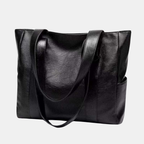 Vintage Leather Shoulder Handbag – Timeless Style with Durable Craftsmanship-Shoulder Bags-Unique Casa-Black-Unique Casa