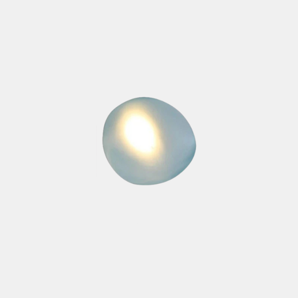 Elegant Frosted Glass Pebble Wall Lamp – Minimalist Nordic Style Ambient Lighting-Wall Light Fixtures-Unique Casa-Warm Light-D-Blue-Unique Casa