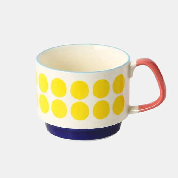 Retro Coffee Ceramic Cups – Chic Vintage Charm for Your Daily Brew-Mugs-Unique Casa-a-300ml-Unique Casa