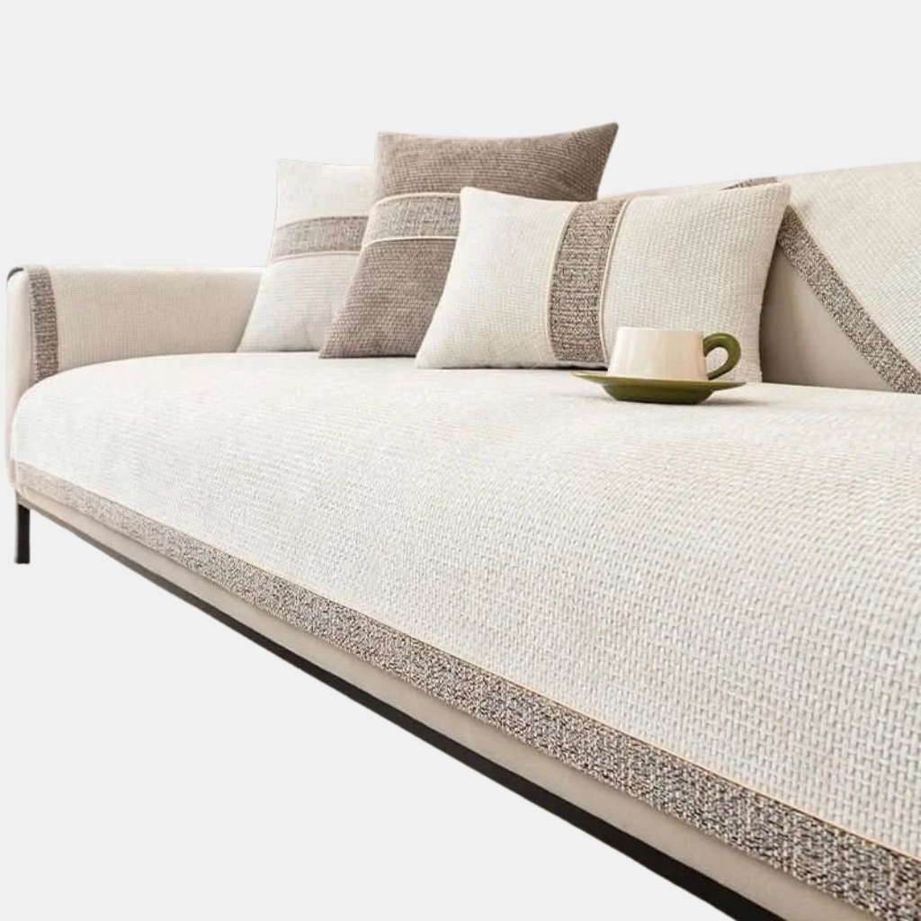High-Quality Linen Sofa Cover – Breathable and Durable Protection for Stylish Furniture-Sofa Cover-Unique Casa-White-70 x 70 cm-Unique Casa