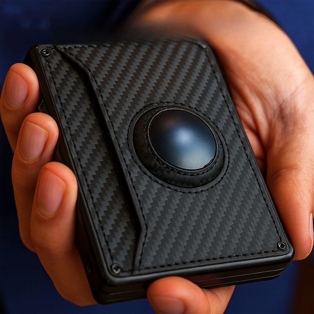 Luxurious AirTag Wallet - Stylish Secure Holder For Your Essentials-Wallet-Unique Casa-Unique Casa