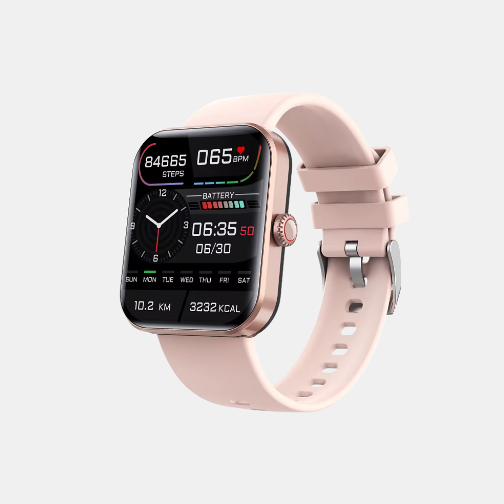 All-In-One Health Monitoring Watch Comprehensive Fitness Tracker For Wellness-Smartwatch-Unique Casa-Pink-Unique Casa