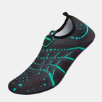 Quick-Drying Aqua Shoes - Lightweight Flexible Non-Slip Footwear For Active Water Fun-Shoes-Unique Casa-Black-Green-36-37(9.06inch)-Unique Casa